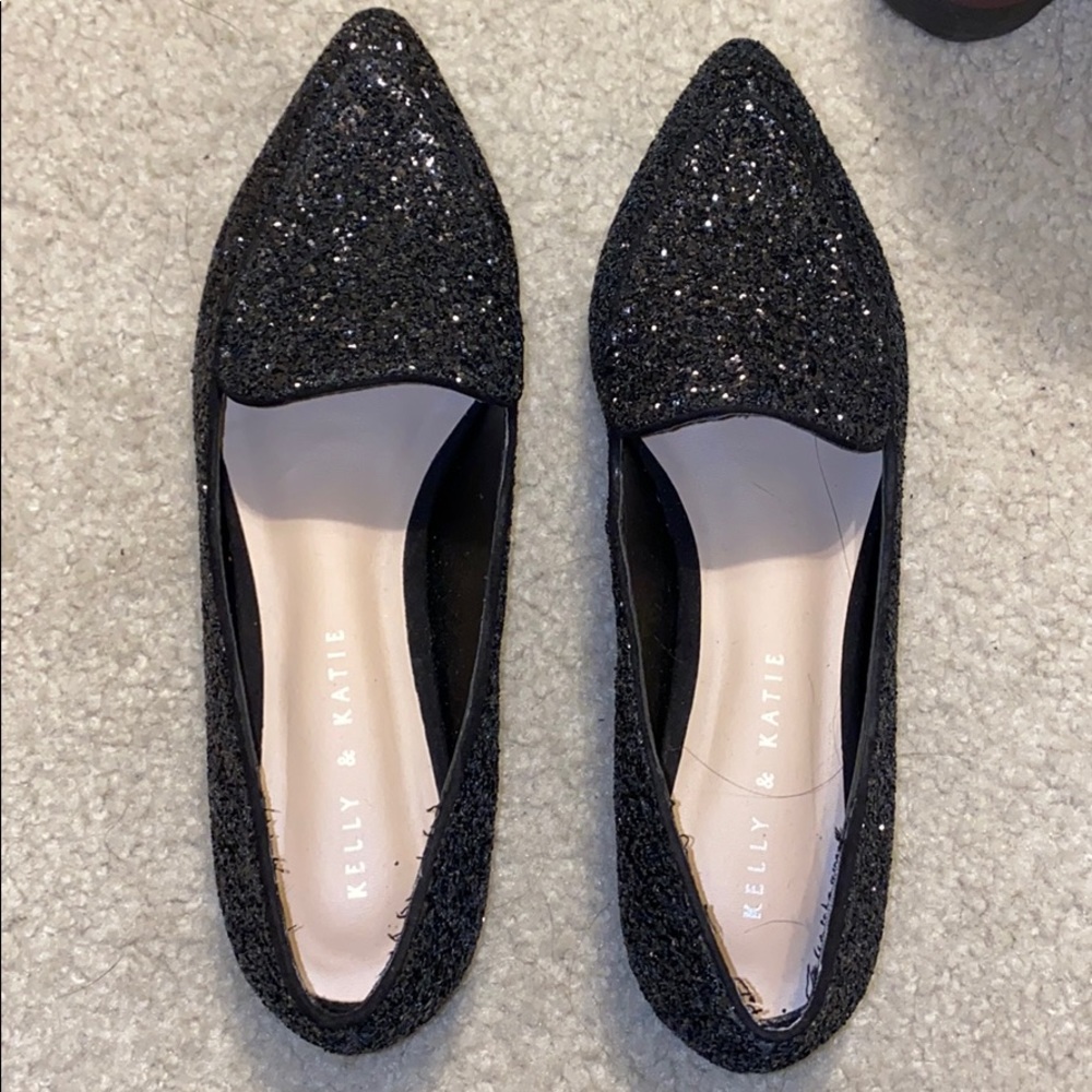 Kelli & Katie sparkly flats